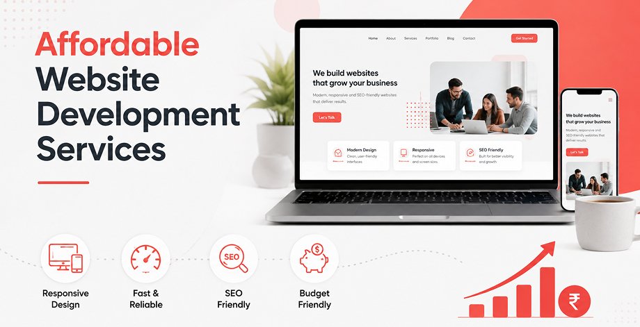 Affordable website development services for small business growth