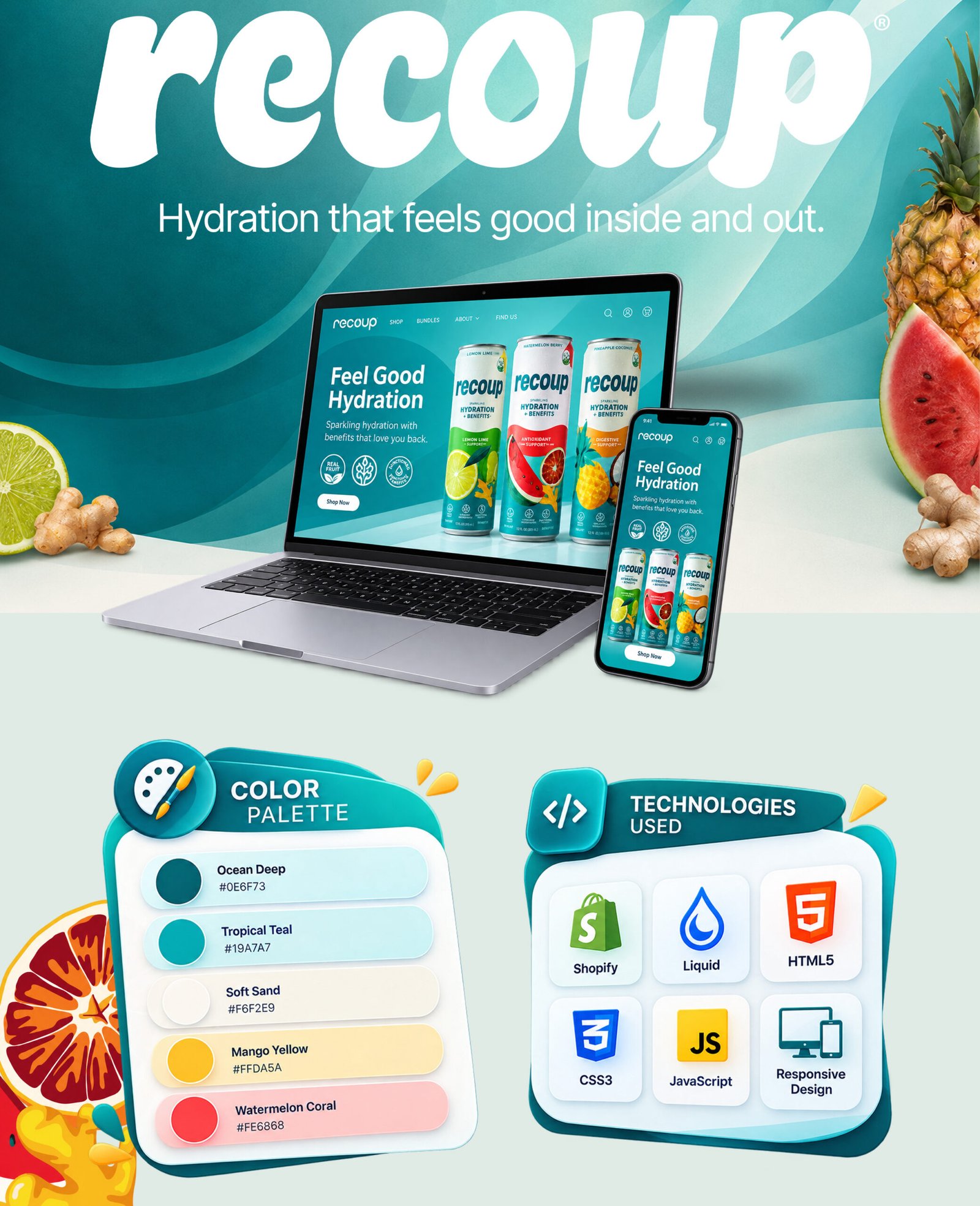 Recoup Shopify Website Redesign & CRO