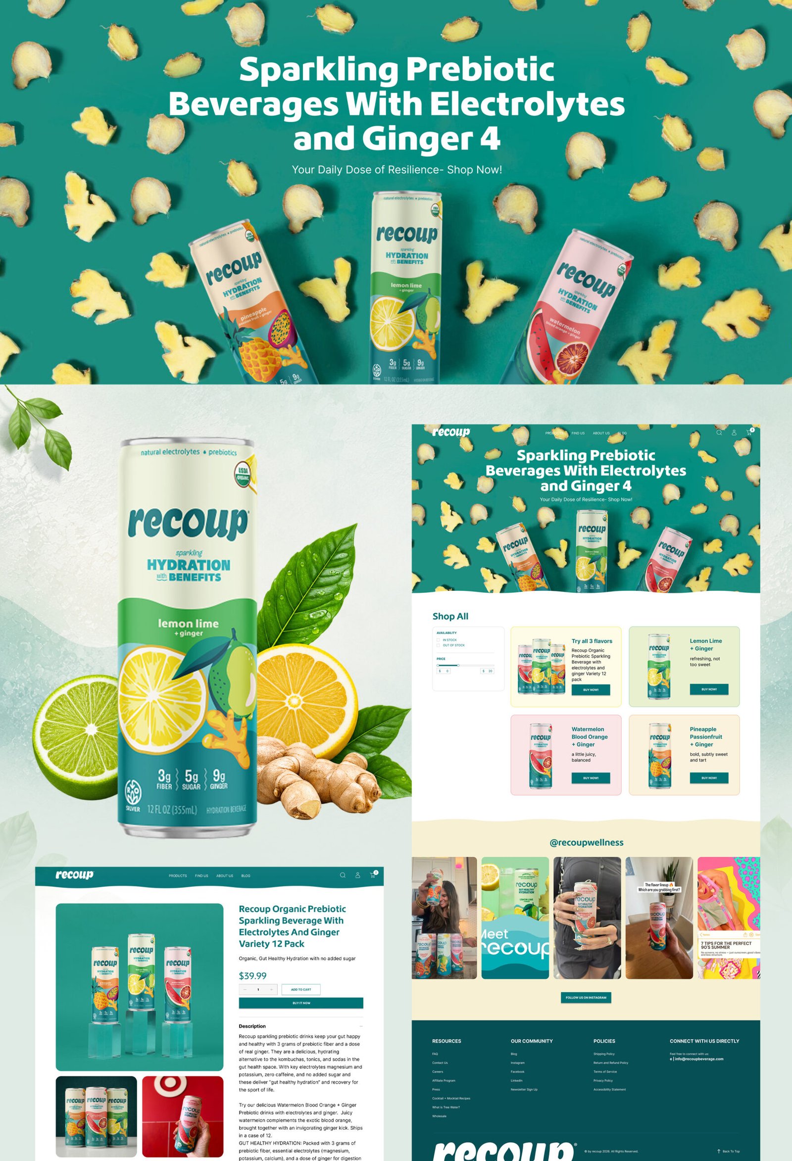 Recoup Shopify Website Redesign & CRO
