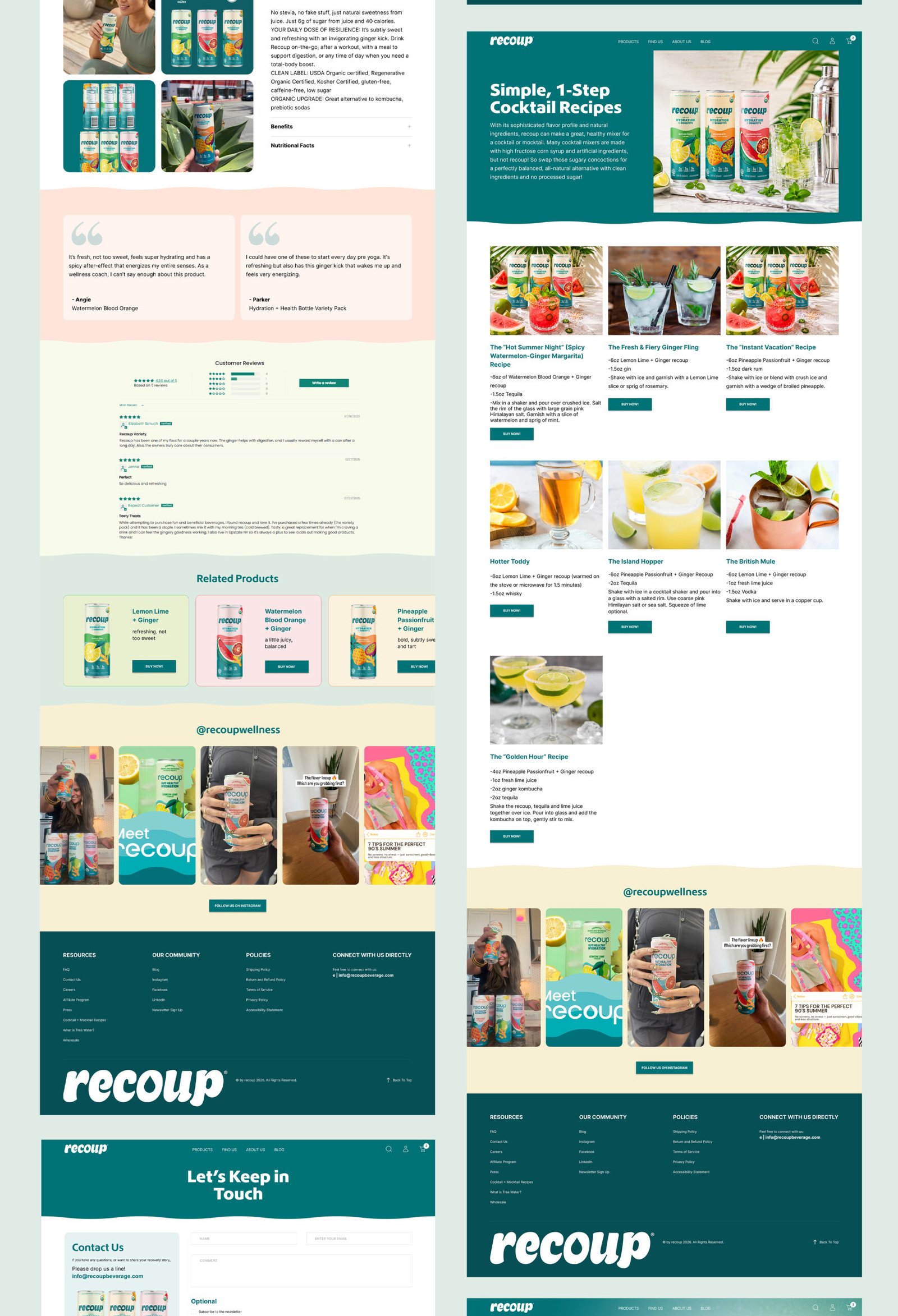 Recoup Shopify Website Redesign & CRO